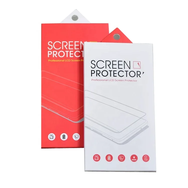 Wholesale Personalized Printed Logo Mobile Phone Accessory Card Box Packing Box For Screen Protector