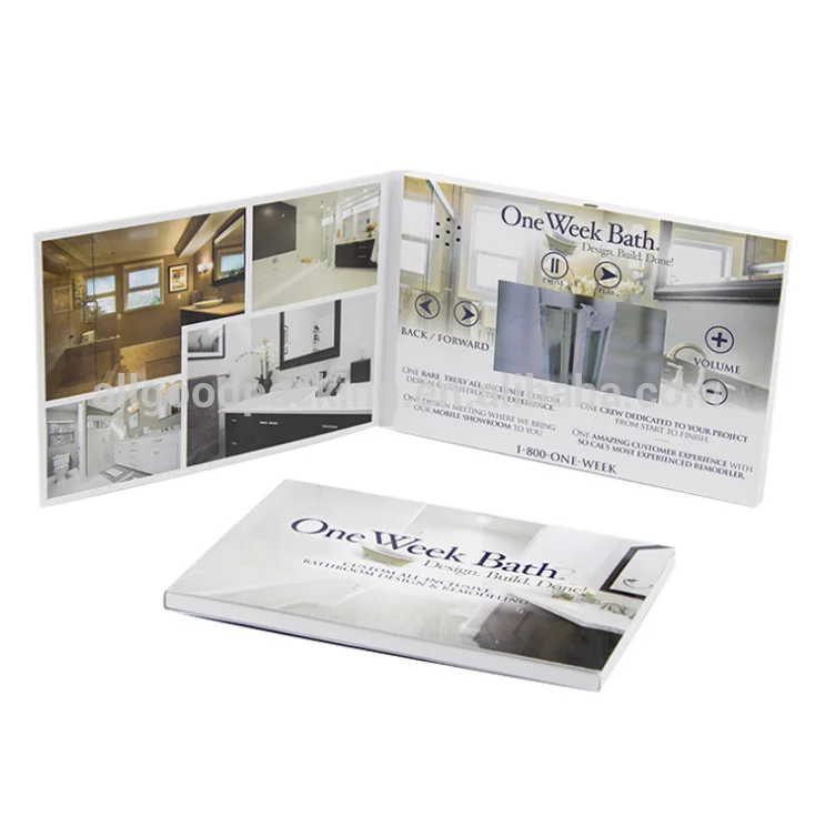 2024 Newest Customized 7 Inch Icd Video Brochure Unique Video Promotion