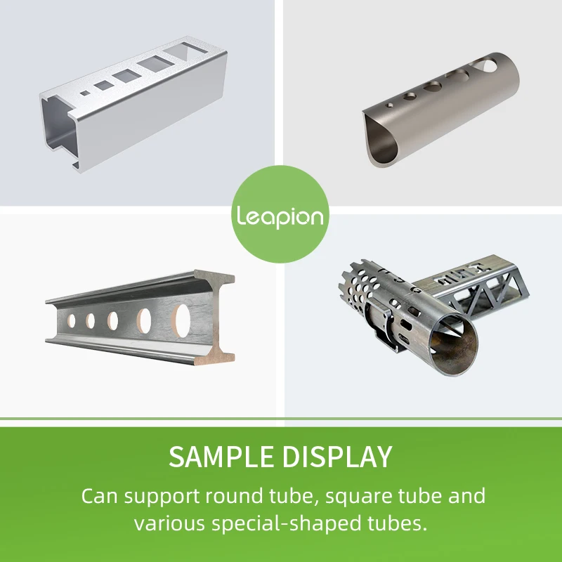 Leapion Fiebr Laser Cutter 3000w 6000w Pipe Laser Cutting Machine For Angineering Machinery