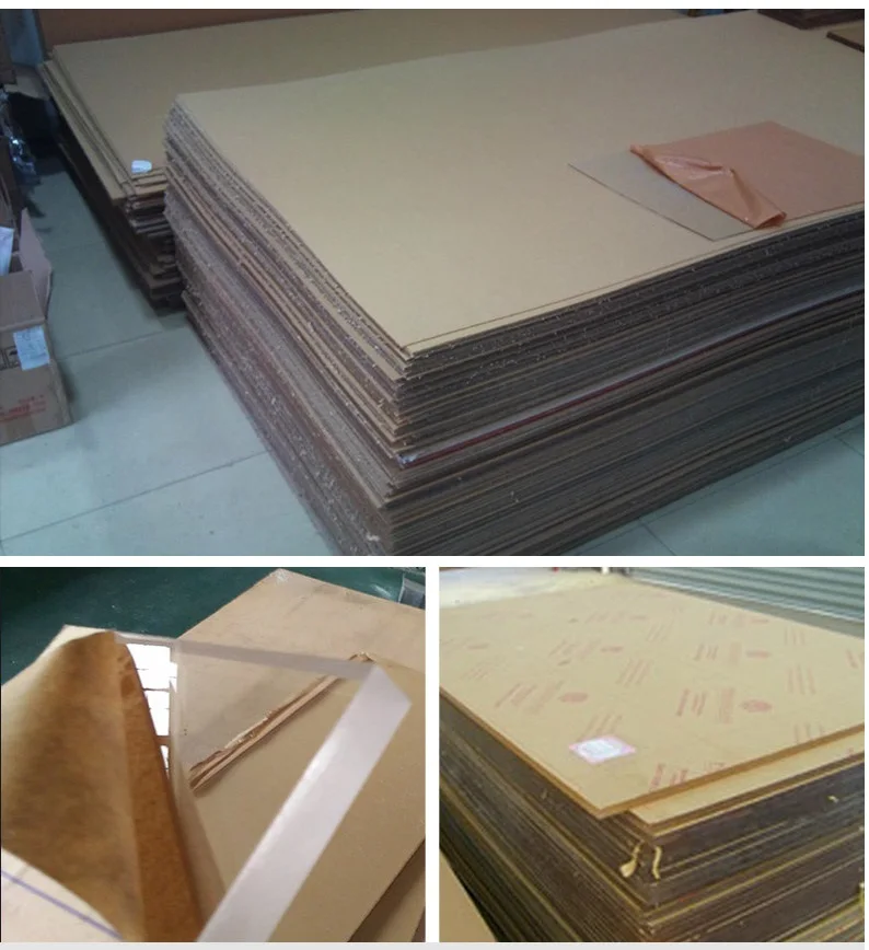 Oujia supplier custom transparent clear  1mm 3mm 12mm thick acrylic plexiglass plastic sheets acrilico