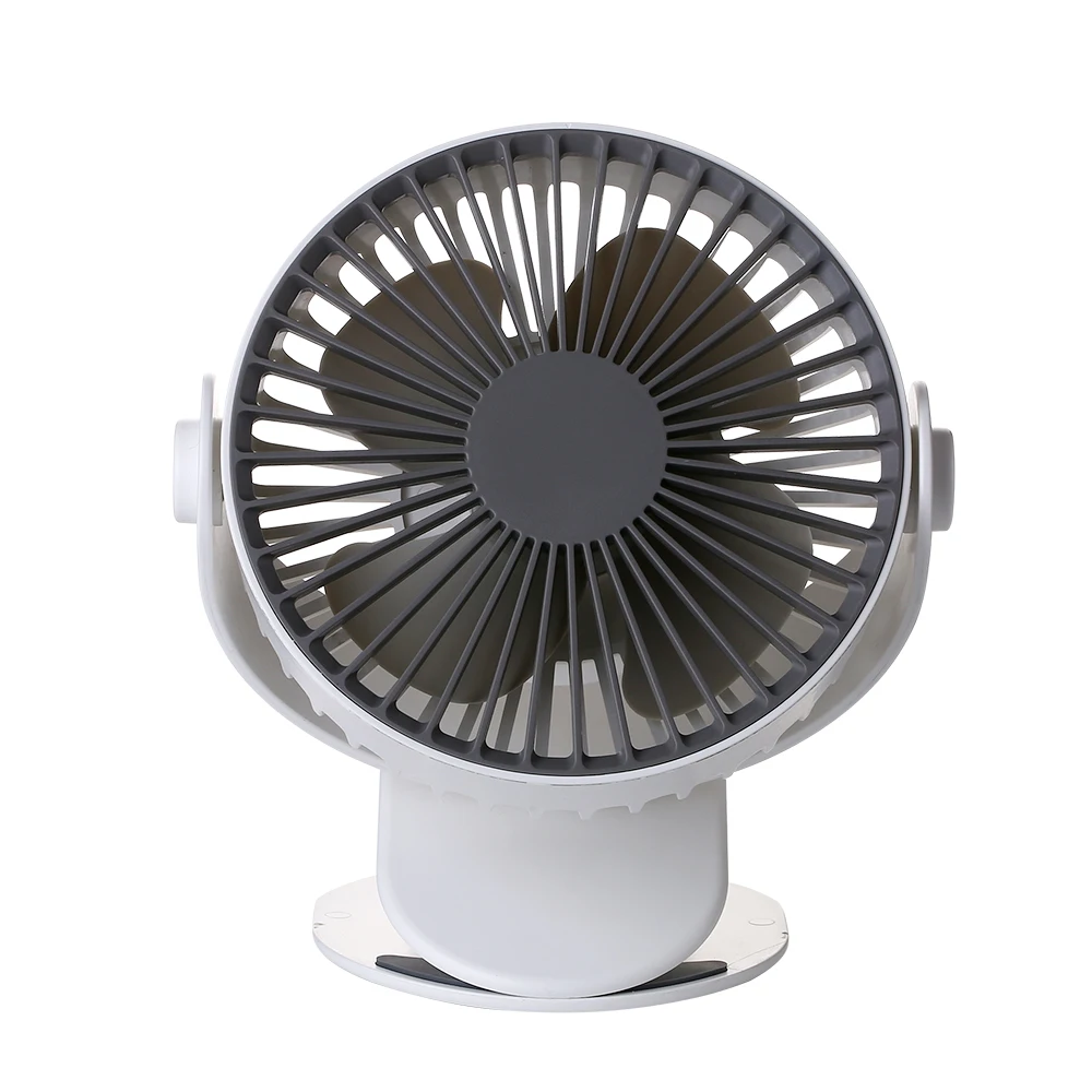 2019 Hot Portable Cool Desk Clip Fan 360 Degree Rotating USB rechargeable table fan