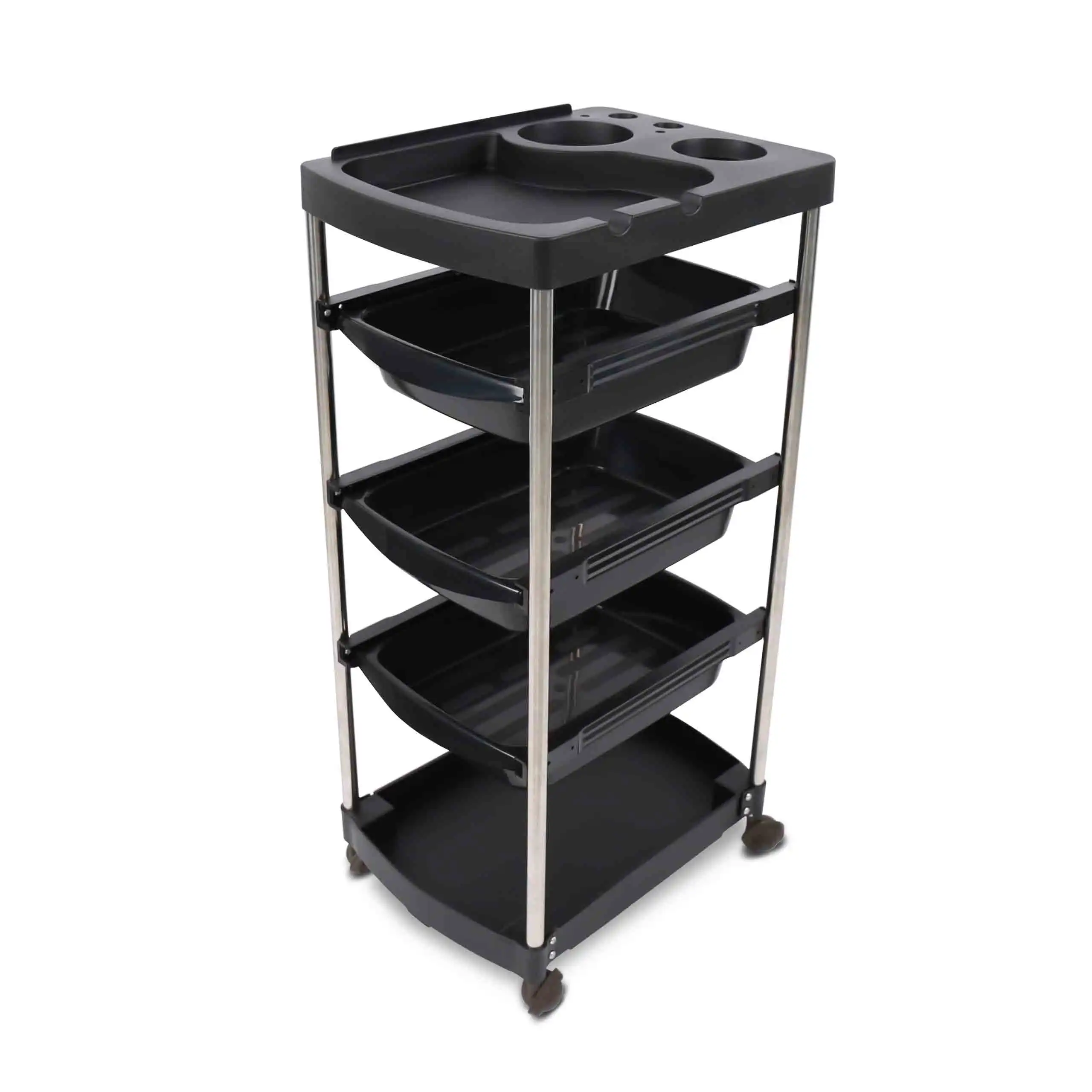 X07 new design 4 drawers hairdresser facial on line and shop selling barber cart  beauty salon trolley