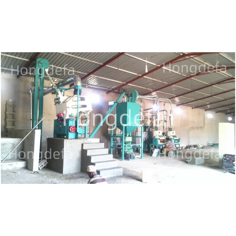 HDF Small Scale High Quality Maize Corn Milling Machine for Africa