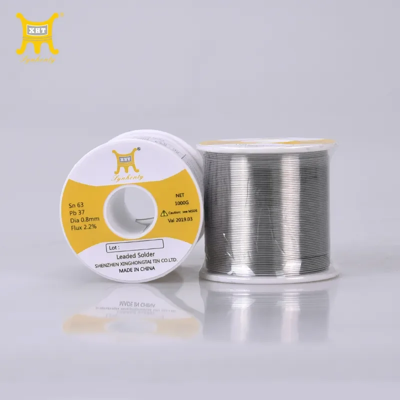 XHT Tin Alloy Sn30Pb70 Solder Wire with Flux Core 2.0% SMT Lead Solder Wire