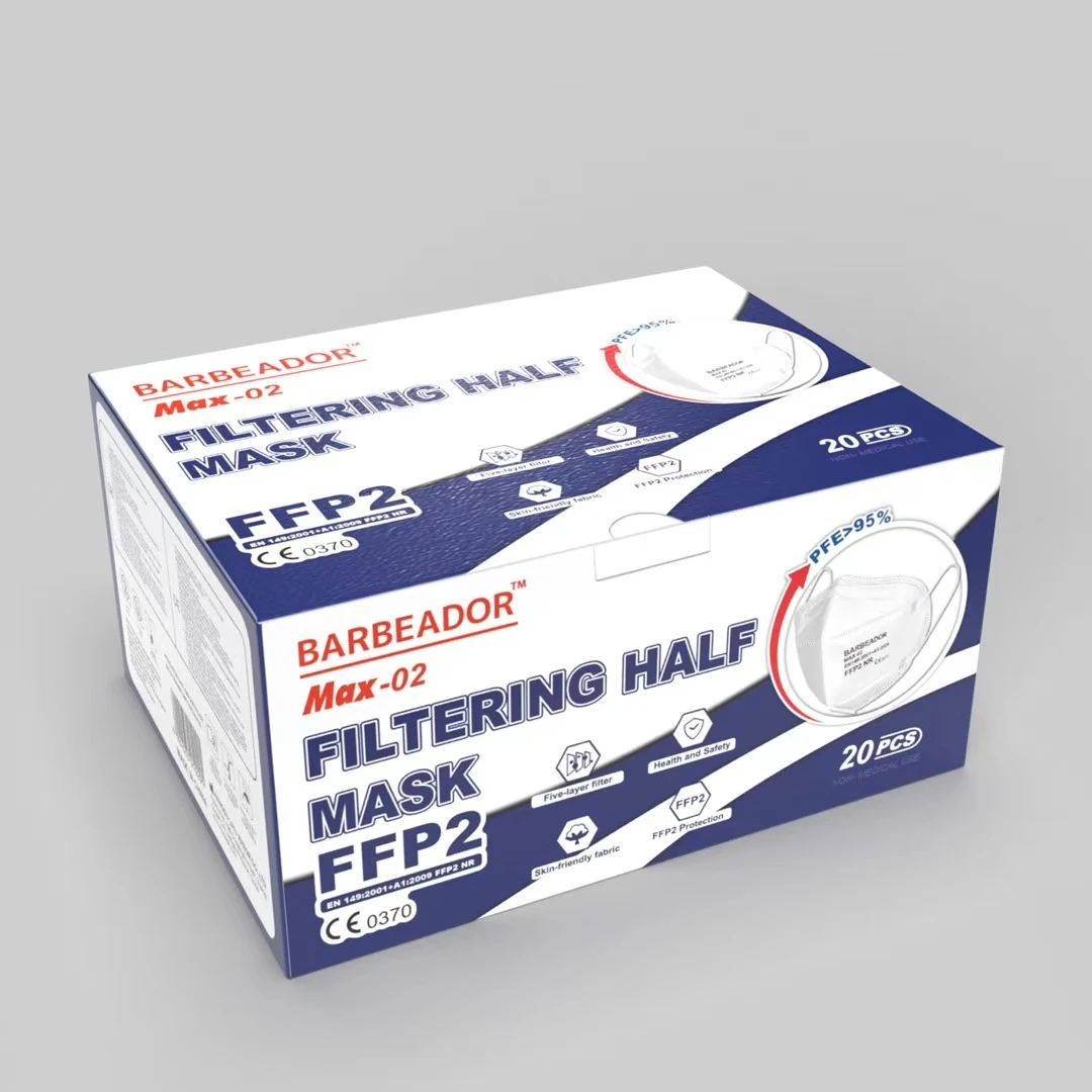 White Color Nonwoven Fabric FFP2 Mask Disposable FFP2 Mask Wholesale