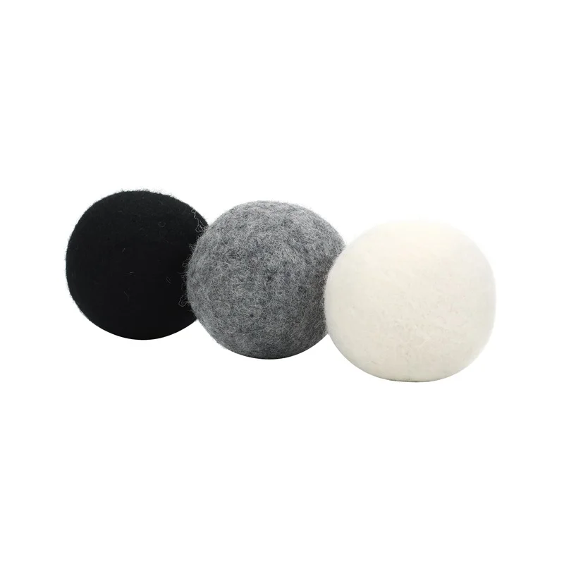 100% wool dryer felt ball for washing clothes