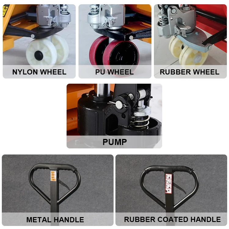 pallet truck with long service life, large bearing capacity and beautiful atmosphere