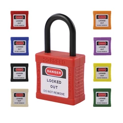 Small Size Industrial Nylon Safety Padlock Manufacturer Mini Insulated Padlocks Keyed Differently G311