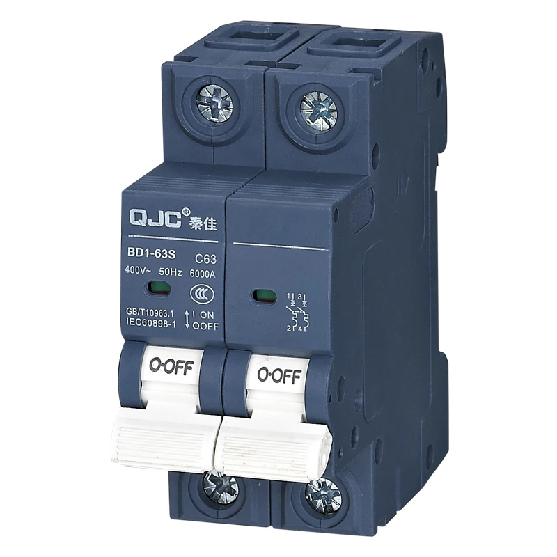 3P mcb с индикатором миниатюрный автоматический выключатель MCB C65 AC 230 В/415