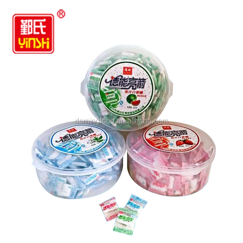 Top Manufacturer Custom Mint Fruit Flavor Tablet Chewing Gum for Breath Fresh