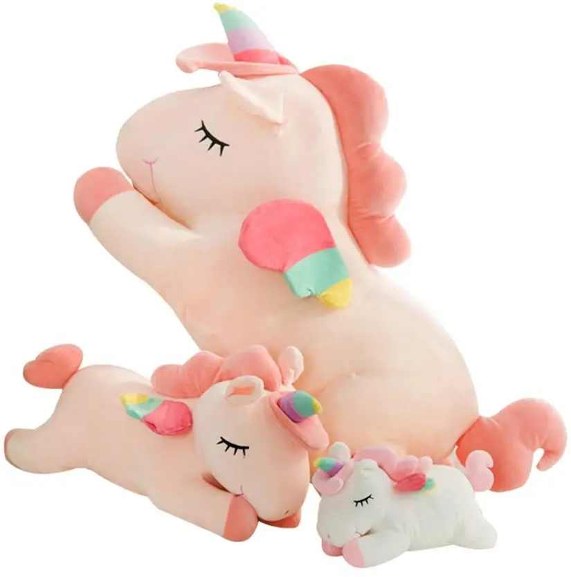 
Large Unicorn Plush Toy Soft Cotton Doll Stuffed Animal Plush Toy Cute Soft Unicorn Gift for Kids Babies Birthday 