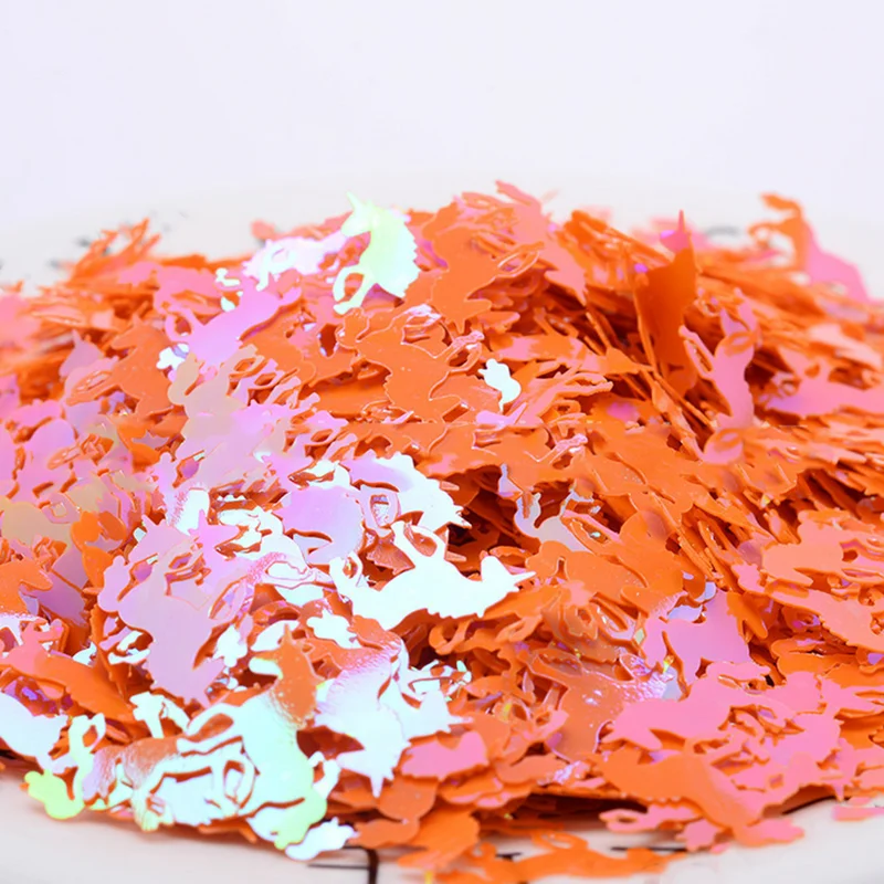 18 mm toys stationery Unicorn sequins DIY kids clothing accessories beaded sequin home decoration handmade bulk loose sequins