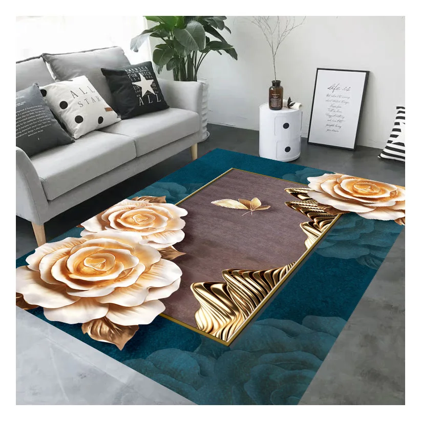 width 3m 4m printed 4mm thickness customized length wall to wall carpet rolls cheap carpet