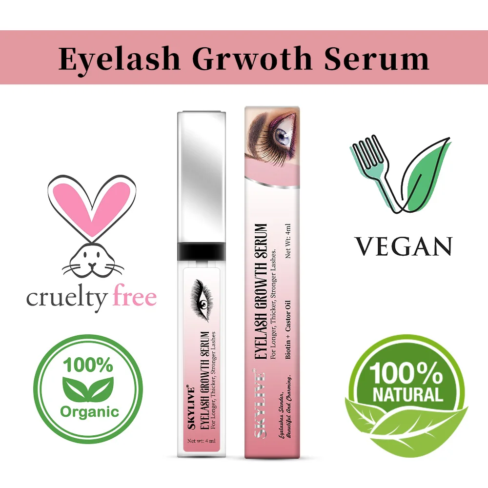 Brand New Natural 100% Organic Lash Growing Lash serum Eyebrow Enhance Lash Growth Treatments Prostaglandin Eyelash Serum