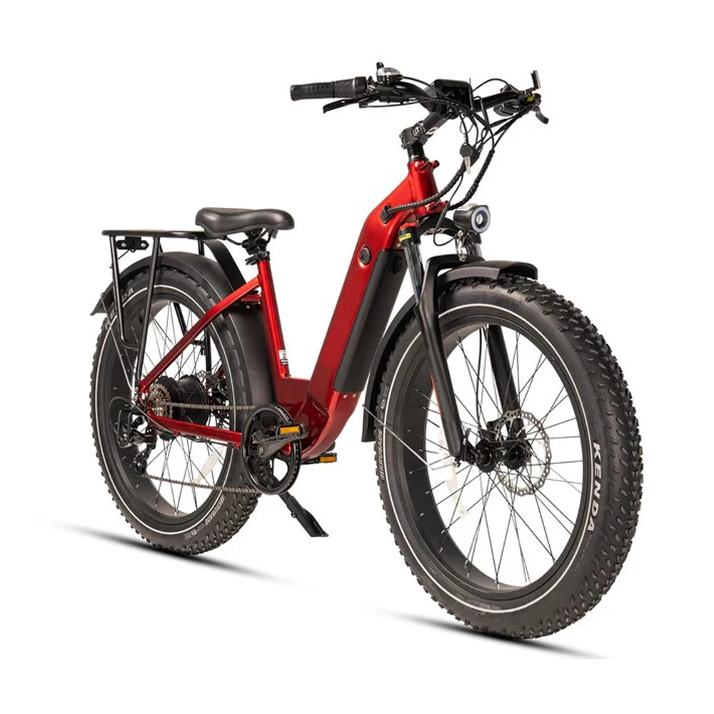 US Warehouse Wholesale Long Range Mountain Electric Bike 750W 48V Vintage Fat Tire Electric Bicycle Dirt Ebike For Adults