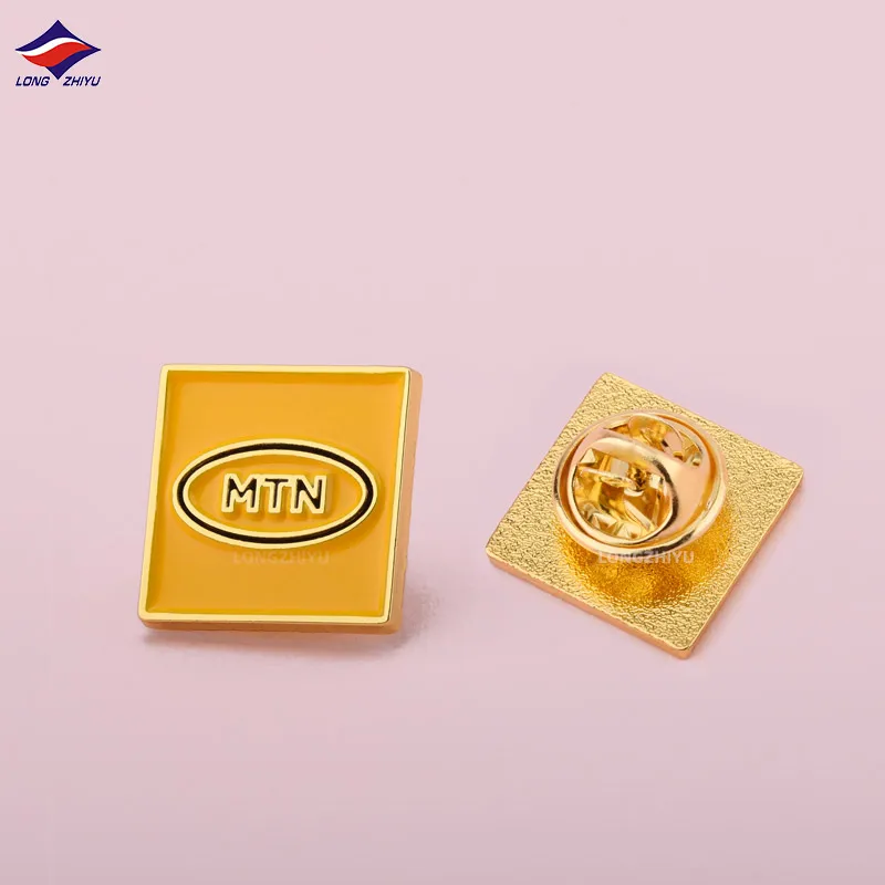 Longzhiyu metal suit lapel pin maker custom cool animal company lapel pins wholesale school shirt badge pin