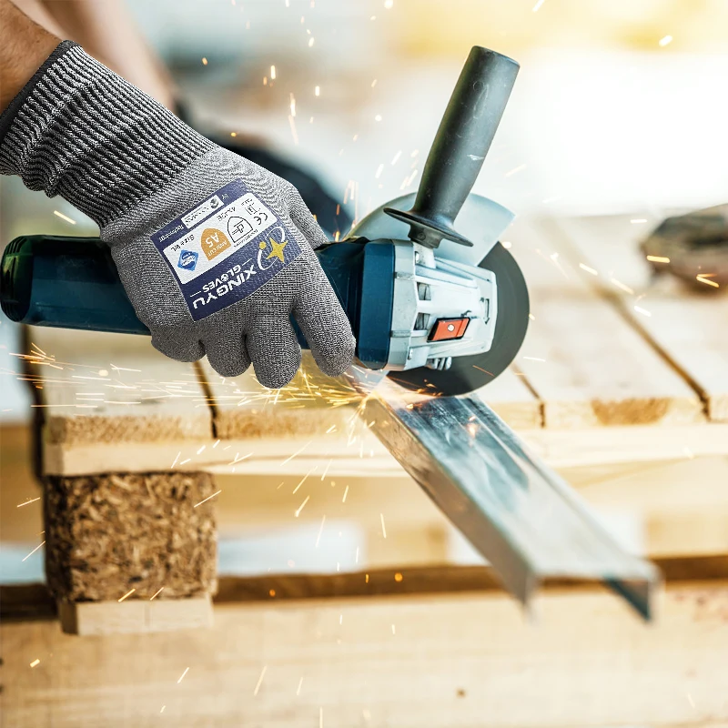 Hysure Pu Coating Hand Gloves Working