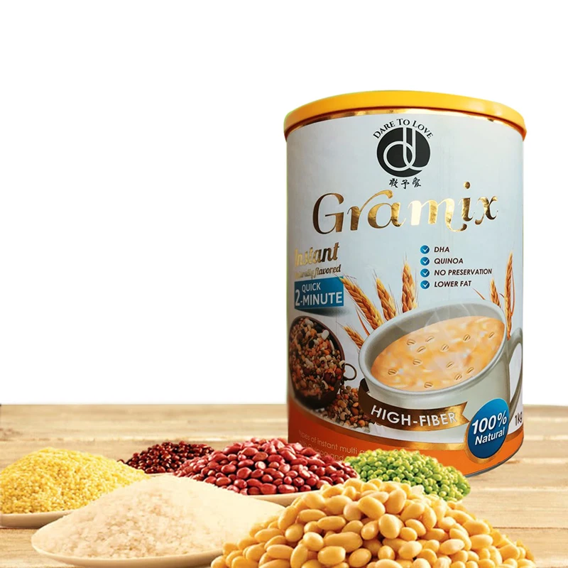 Factory Price Delicious Breakfast Meal Replacement Gramix with 24 Type of Instant Multigrain to Feels Satiety