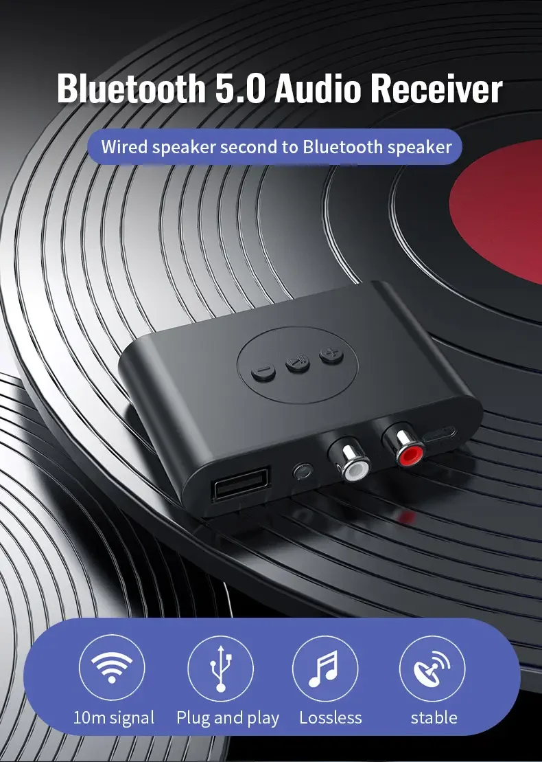 B21 NFC Bluetooth музыкальный приемник автомобильный Hands Free поддержка USB флэш-накопитель воспроизведение двойной выход аудио