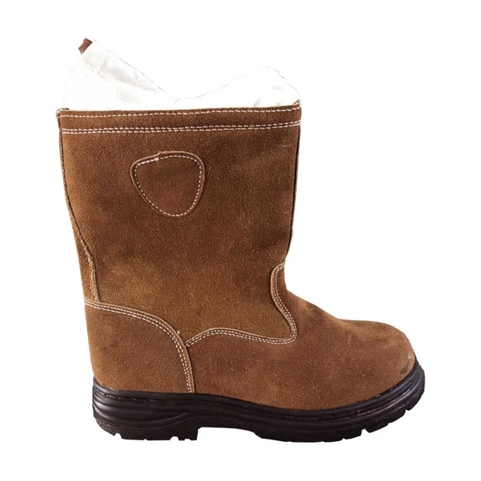 Labor insurance industrial casual woodland men leather steel toe shoes work boot mens safety boots SAFEMAN 833