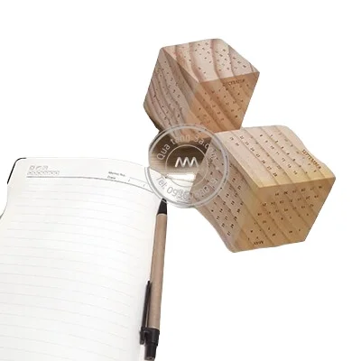 
Vietnam manufacturer wooden christmas calendar Wooden desk calendar 