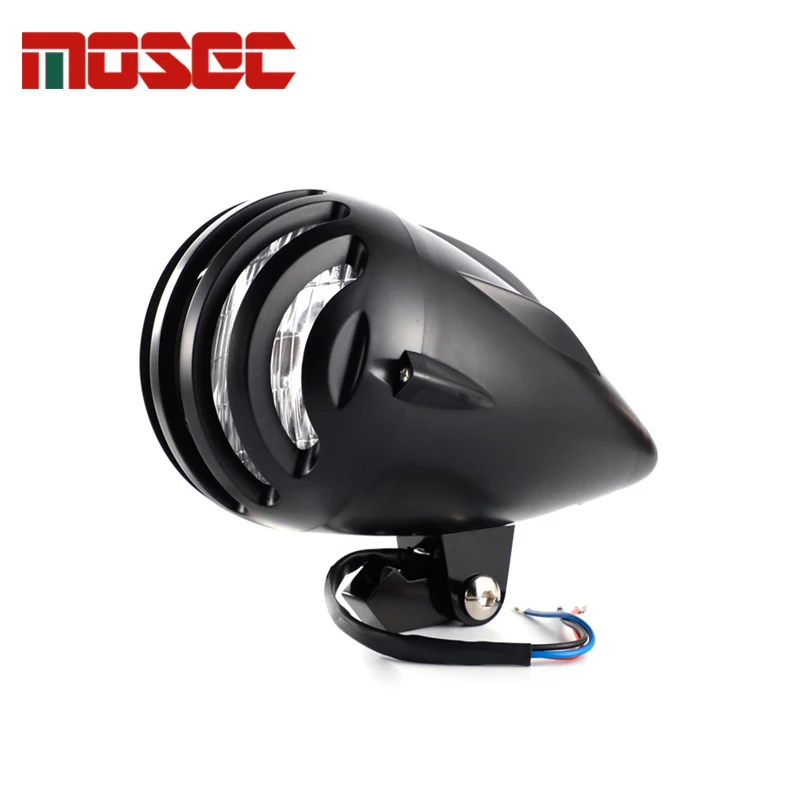 Motorcycle Refit Classic Retro Headlight Motorbike Grill Headlights Vintage Front Light Lamp For Chopper Bobber Cafe Racer