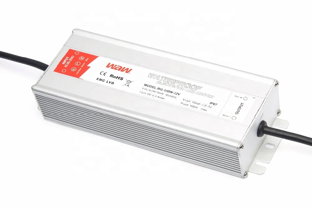 5v 20a 100w constant voltage waterproof IP67 LED driver LED power supply for LED strips
