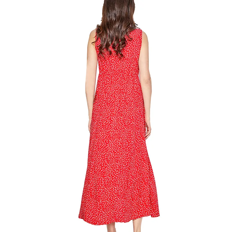 Excellent Manufacturer Selling Summer Dress No Panties Women Clothes Floral Ladies Long Maxi Dresses