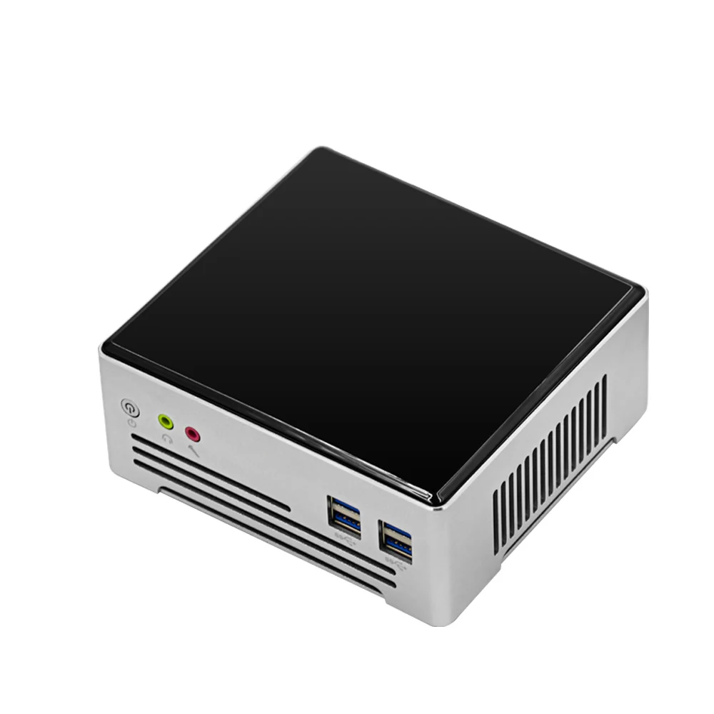 dual ethernet thin client small powerful intel nuc pc i5 i7 10th gen win10/11/linux  Quad Core DP HD 12V with fan gaming mini pc