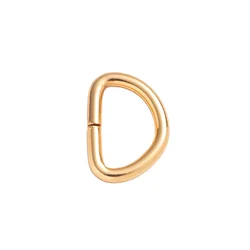 Professional Custom Wholesale Good Quality Luggage Handbag Accessories Dog Collar 10mm Metal Small D Rings Hardware Mini D Ring