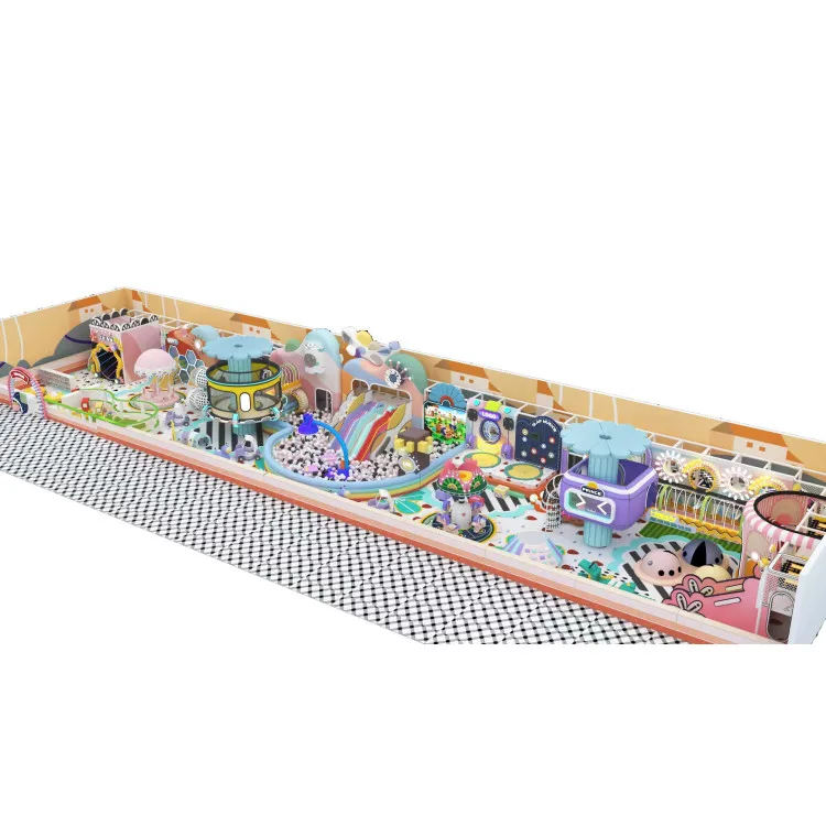 2024 Best Selling Quality Beautiful In Colors Fun Amusement Park Play Ground For Kids Playground Equipment