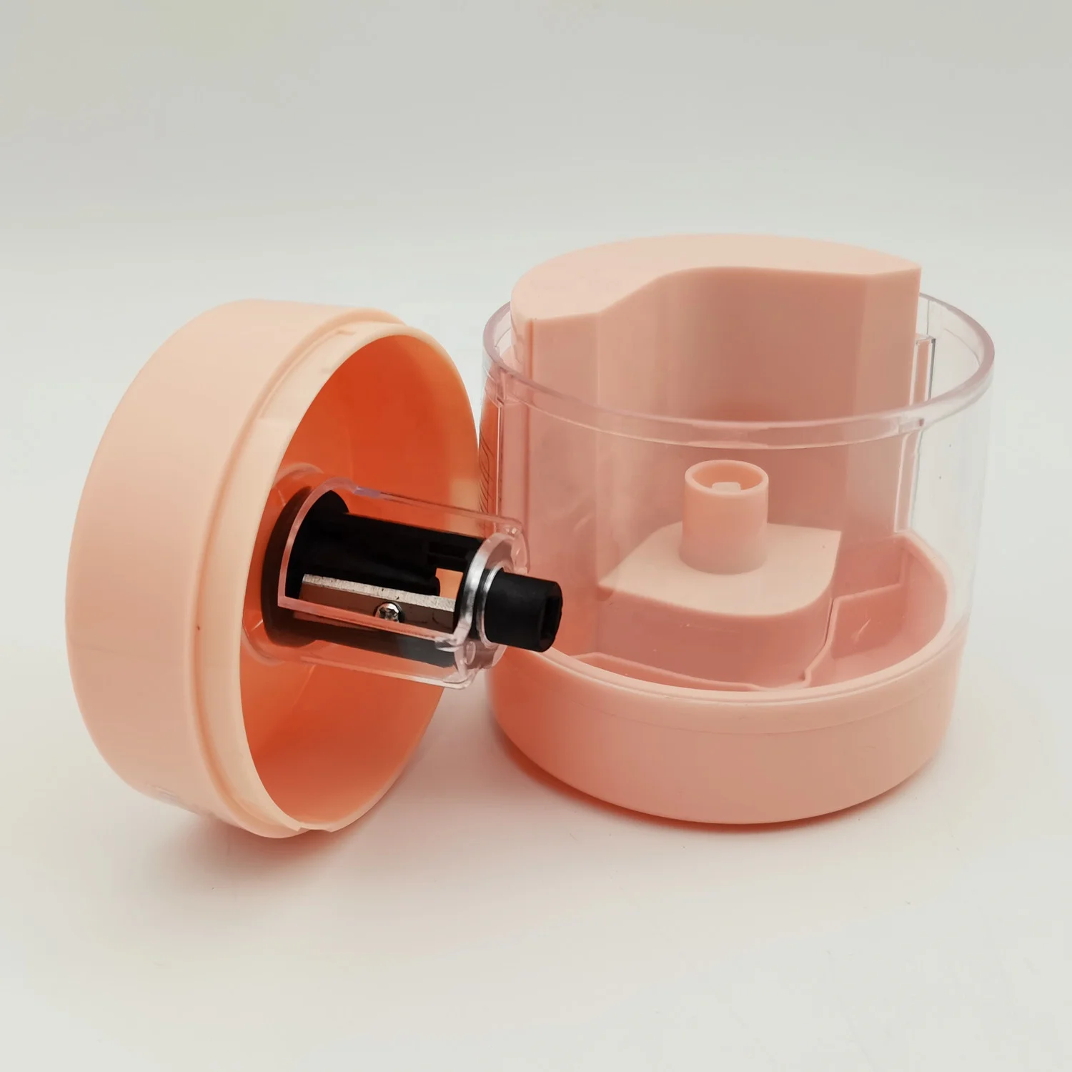 Wholesale Mini Portable Electric USB Standard Auto Pencil Sharpener  for Office School & Students Pink Stationery