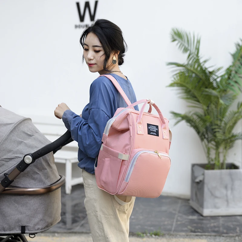 New fashion multifunctional baby nappy changing bag organiser pregnancy mommy diaper bag backpack