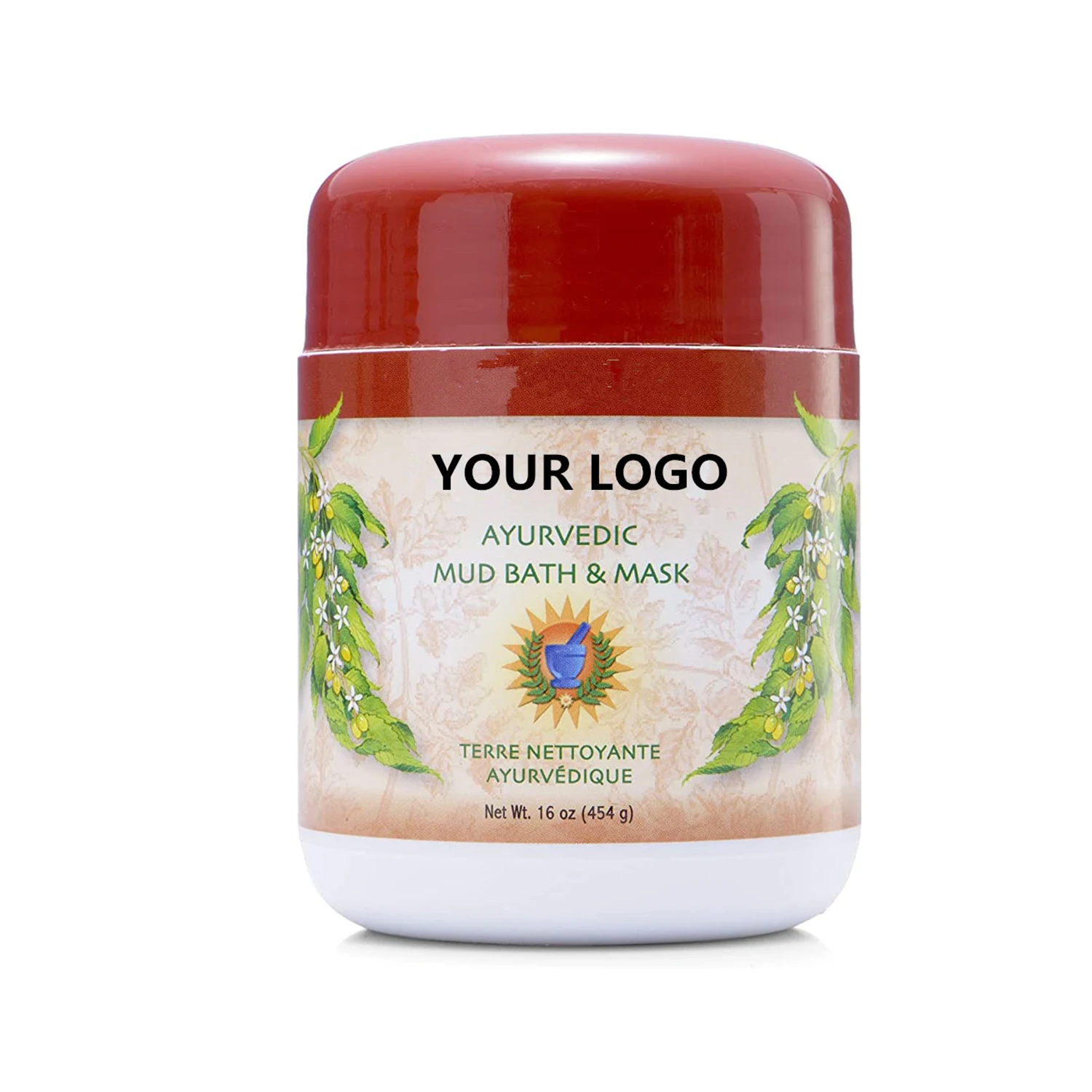 Indian healing clay mask for deep pore cleaning smooth face clay powder