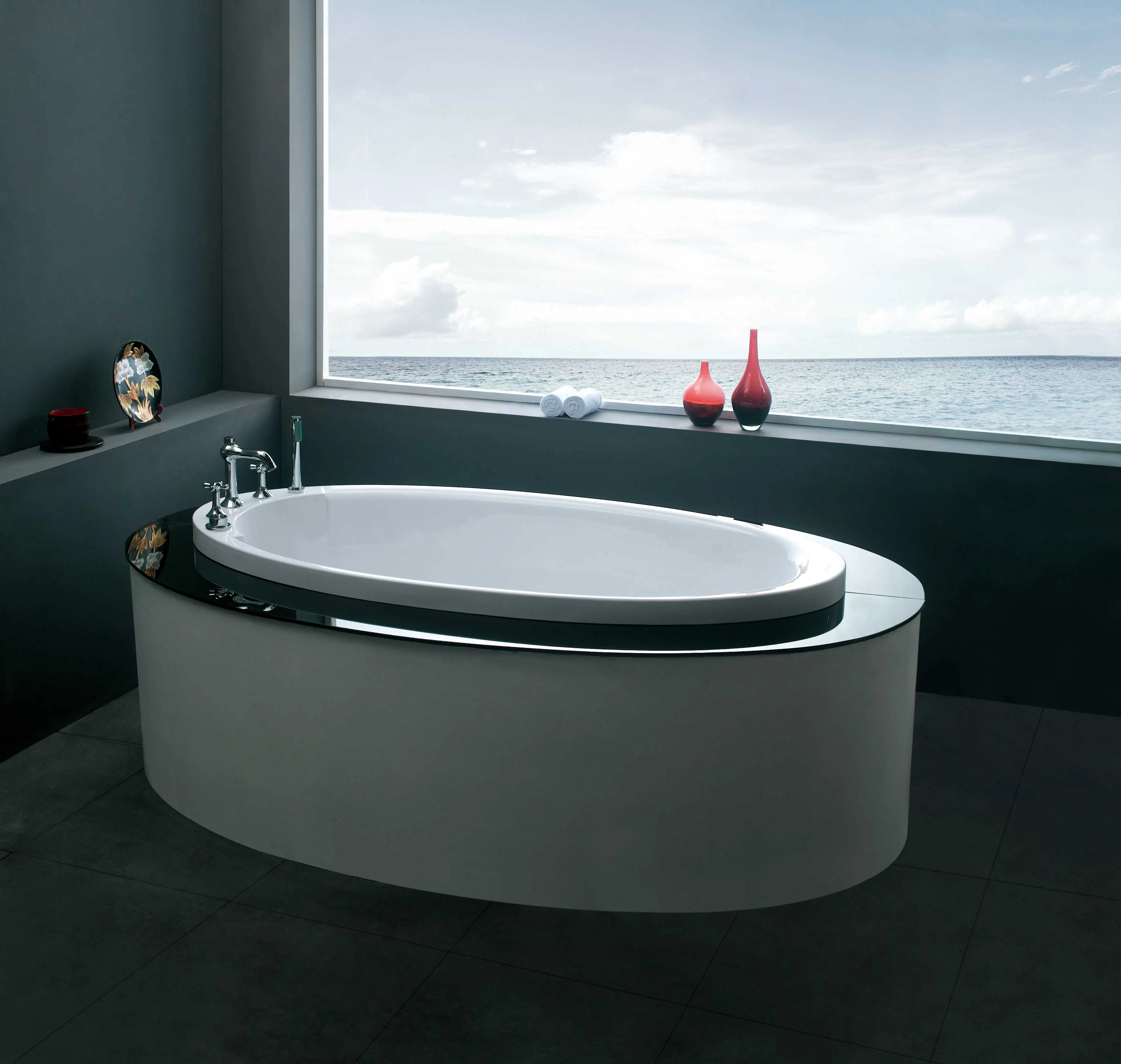 Fabiao Tubs Jacuzi Bathtub Swim Spa Whirlpool Bath And Showers Tubs Bathtub Accessory copper bath tub