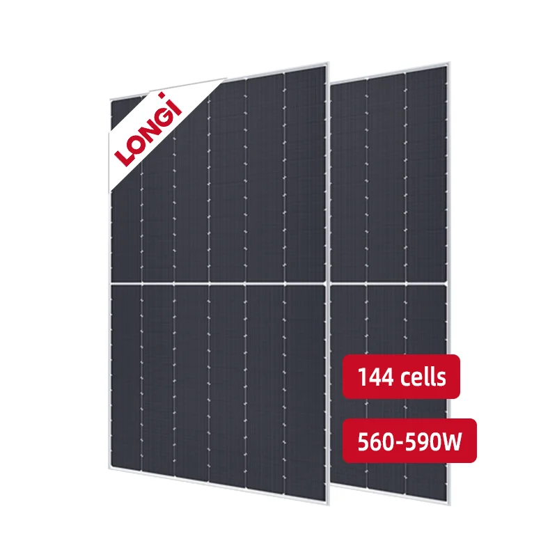 Солнечные панели Longi Himo 7 550 Вт двухфазные 560 565 570 575 585 590 монокристаллические коммерческие солнечные Hi-Mo