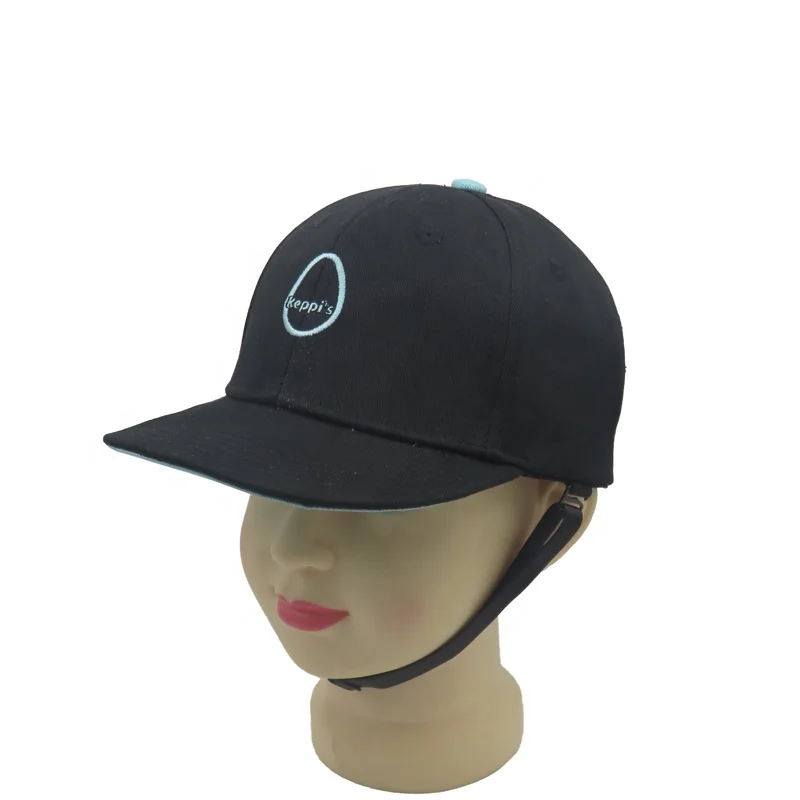 Oem custom soft visor peaked cap kids hats baby boys flat cap custom logo embroidery