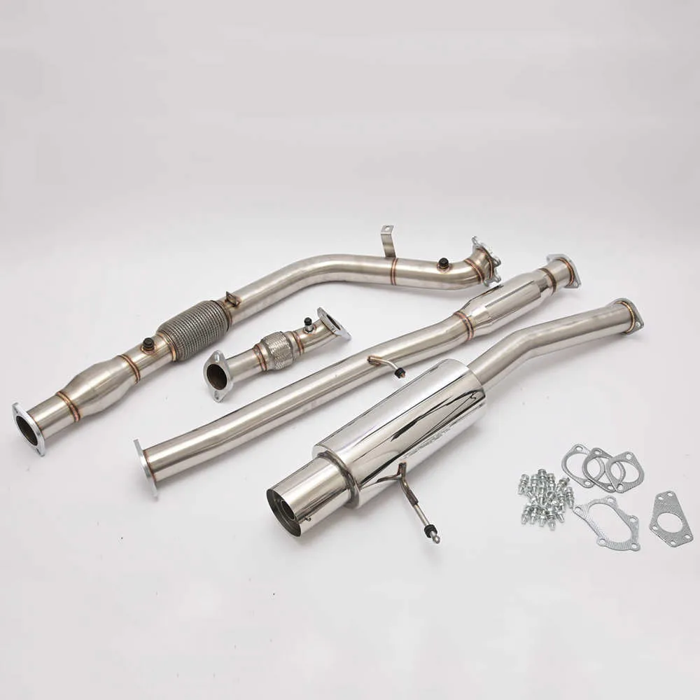 EPMAN Catback Cat Back Exhaust Pipe + Catback Exhaust + Muffler For 2002-2007 Subaru Impreza WRX STI EPEX0207WST