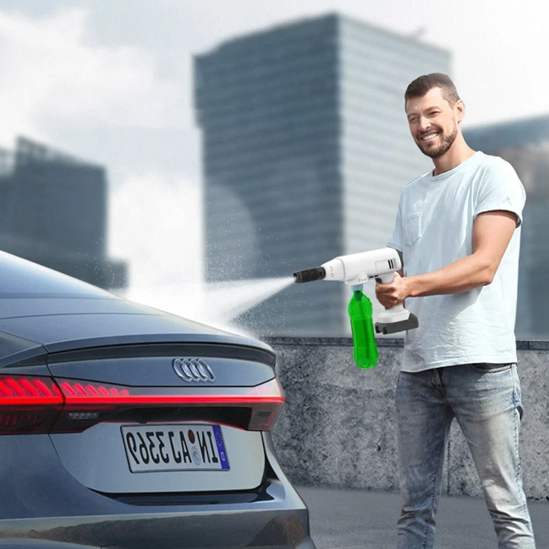 FIREEGG New Arrive 600W Car Washing Machine Portable Electric Car Wash Water Gun Foam Cleaning Car Accessories