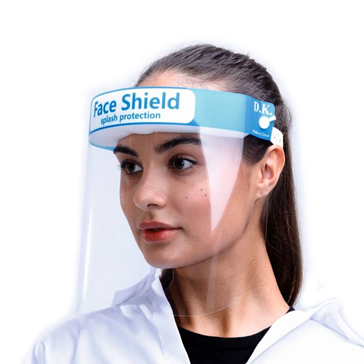 wholesale disposable protective plastic surgical medical face shield visors anti fog isolation medical face shield