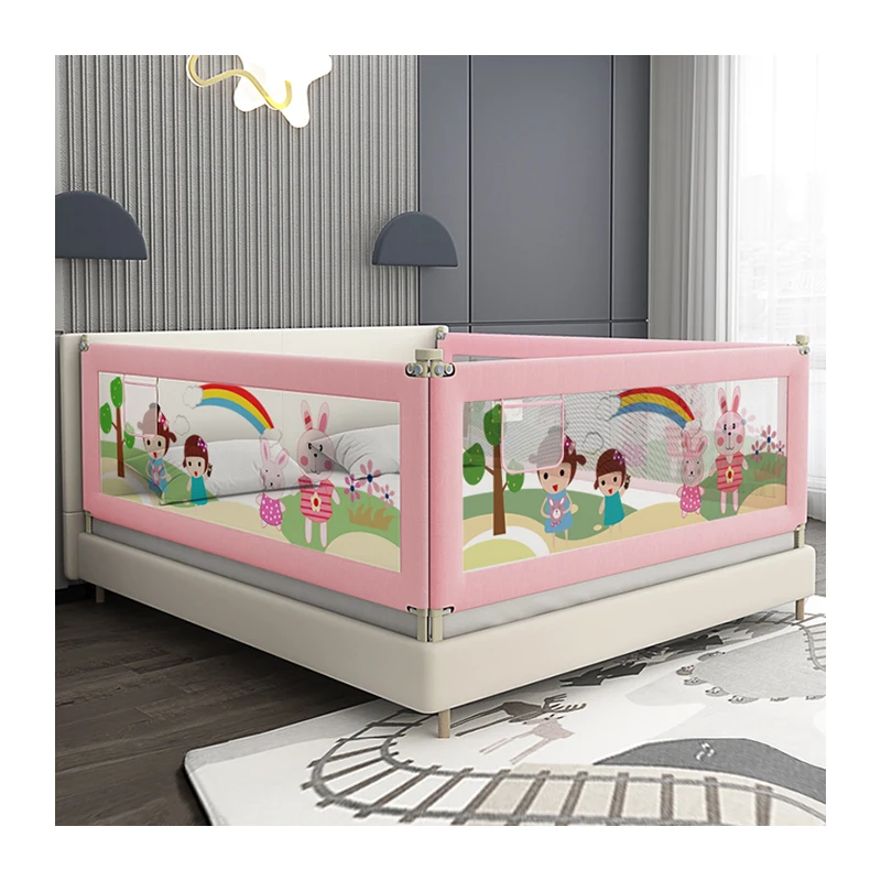 Baby Bed Rail Barrier Foldable Child Baby Safety Fence Bed Side Barrier Guard for Baby Products