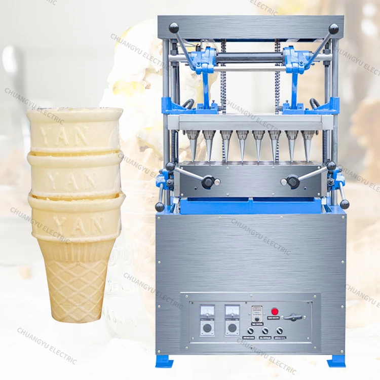 Commercial Ice Cream Cone Machine|Wafer Cone Forming Equipment for sales