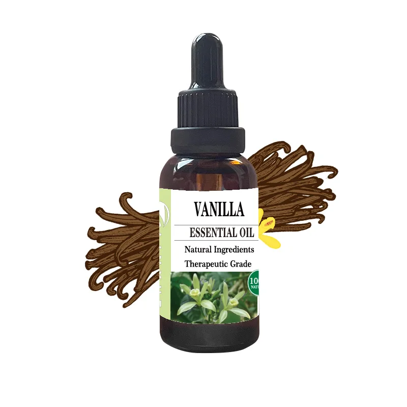 100% Pure Vanilla Essential Oil Tested for Purity 30ml dropper bottle
