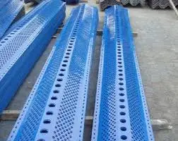 powder coated blue corrugated steel dust suppression wind break fence for coal mines