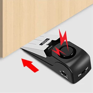 Door Lock and Door Stopper Alarm Travel Safely 2 in 1 set Door Alert Stop Portable for Traveling Home Apartment