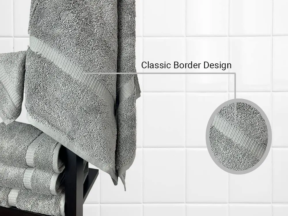 100% cotton shower custom premium towel set spa quick dry serviette de bain personalized cotton towel