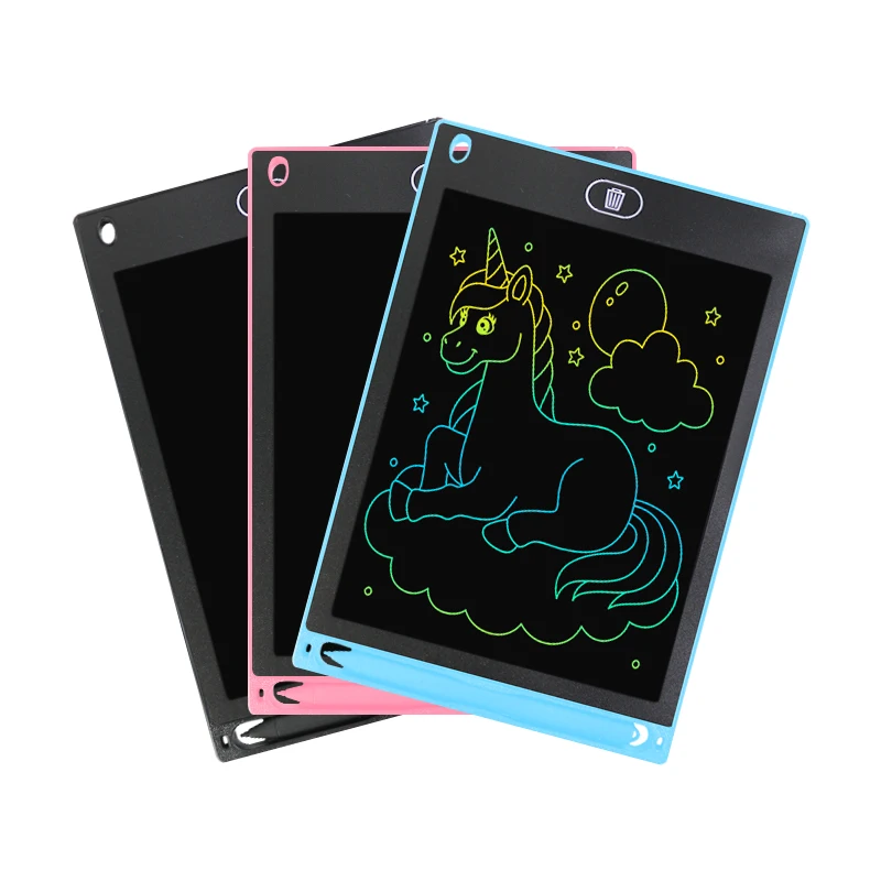 electronic handwriting kids drawing tablet kids writing slate pad board 8.5/10/12 inch lcd writing tablet for children