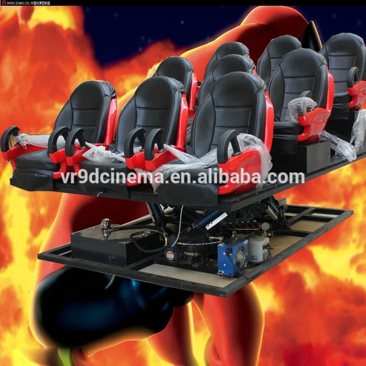 Hydraulic motion system 9d vr cinema simulator games electric 5d 7d cinema