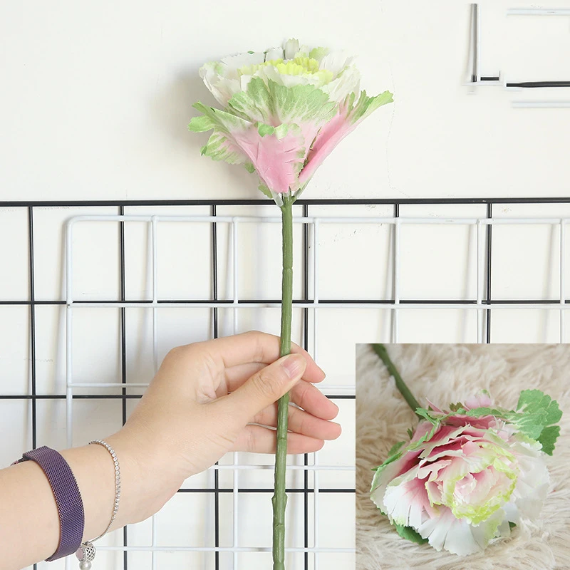 V192-2 Wholesale decorative new design fakes cabbage artificial silk flowers for clothes