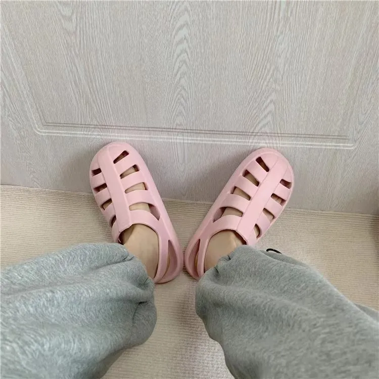 2022 New Models EVA Flange Roman Closed Toe Sandal Beach Roman EVA Shoes For Women